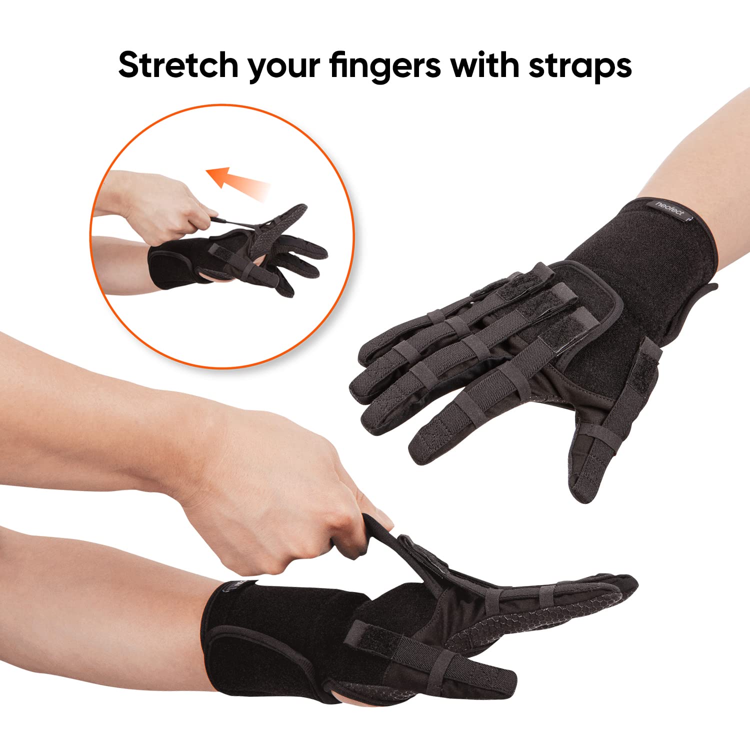 Stroke Recovery Hand Brace - Large Right Hand Extender Plus for Stroke Patients | Finger Rehabilitation Glove & Hand Therapy Equipment | Ideal for Post-Stroke Mobility & Daily Activity Support