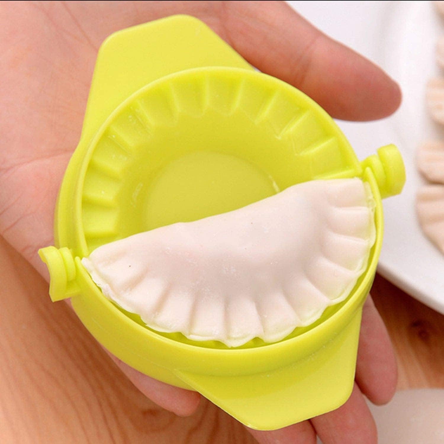 Chiller Momos Maker Kit - Set of 2 Multicolor Dumpling Molds for Gujiya, Gujia, Karanji & Momos | Perfect for Asian Cooking, Party Snacks & Homemade Dumplings