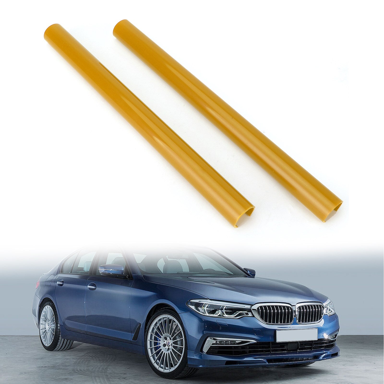 BMW G01 G02 G05 G06 G07 G30 G38 Blue Grill Bar V Brace Support Wrap - Universal Fit for X3 X4 X5 X6 X7 5 Series - Enhances Front Grille Style & Protection for Off-Road & Urban Driving