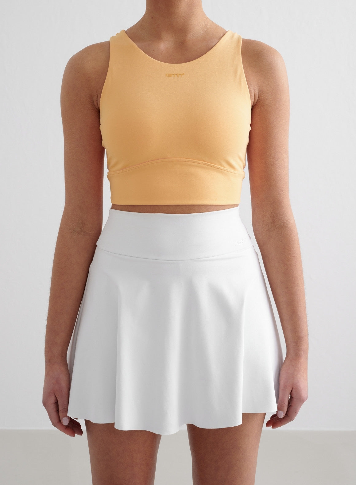 White Sense Skort - Women's Athletic Skirt with Built-in Shorts for Running, Tennis & Yoga | Comfortable & Breathable Workout Wear