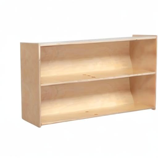 Montessori 2 Shelf Horizontal Bookcase 48