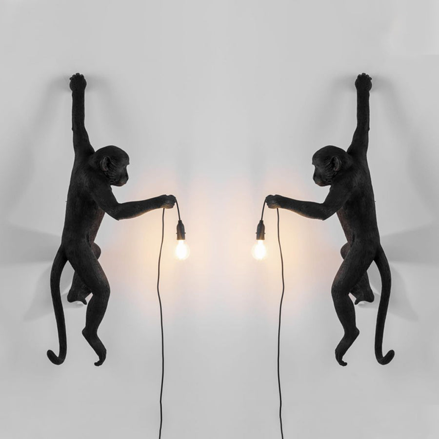 Cute Monkey Wall Lamp - LED Night Light for Kids Room, Nursery, Bedroom - Fun Animal-Themed Decor for Children's Spaces