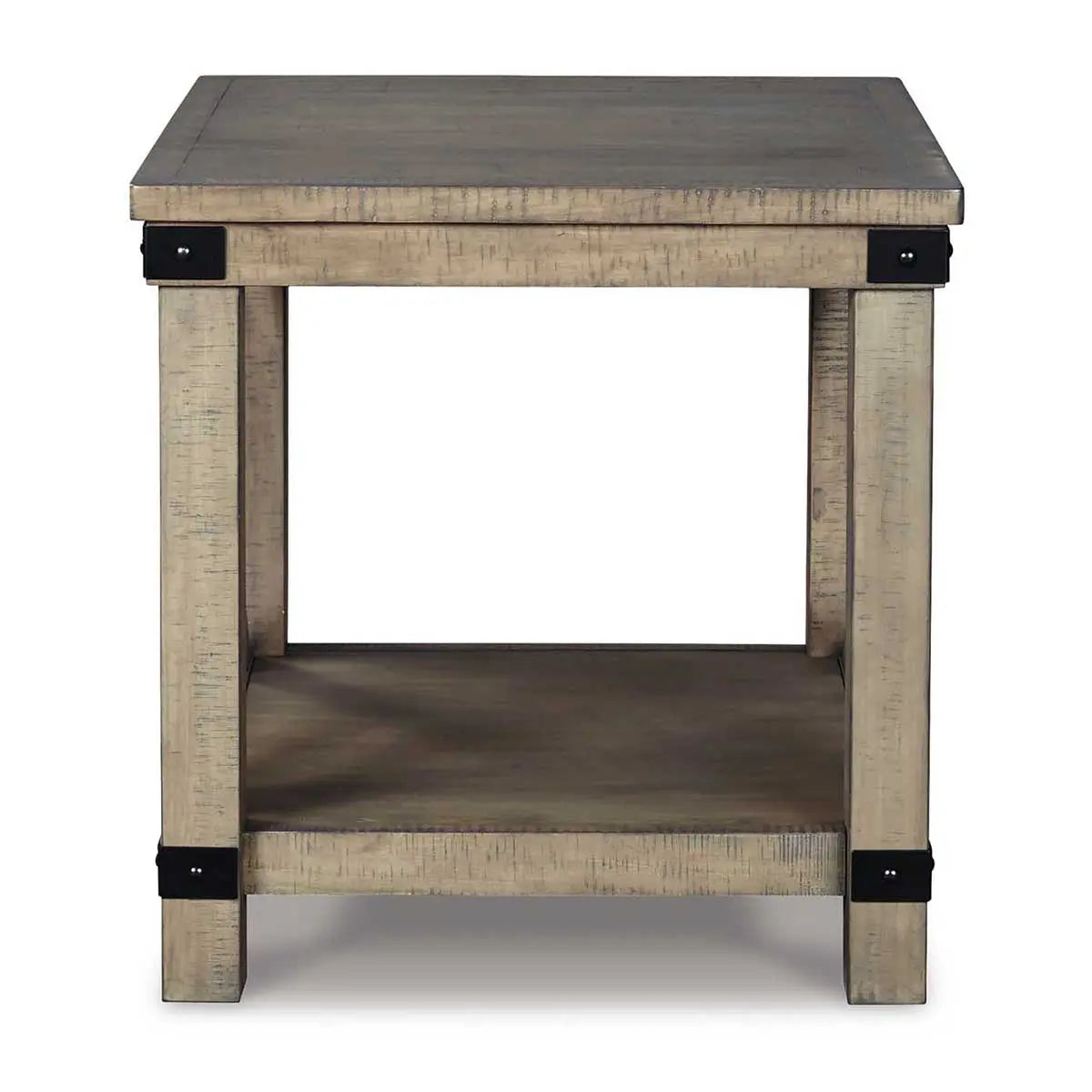 Aldwin Modern Rectangle End Table - Small Side Table for Living Room, Bedroom, Office - Sturdy Nightstand with Storage Shelf - Perfect for Coffee, Books & Decor