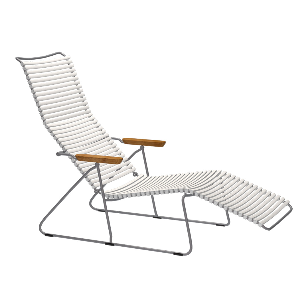 Best Selling Click Outdoor Sunlounger - Adjustable Folding Pool Lounge Chair with Cushion - Perfect for Beach, Backyard, and Patio Relaxation