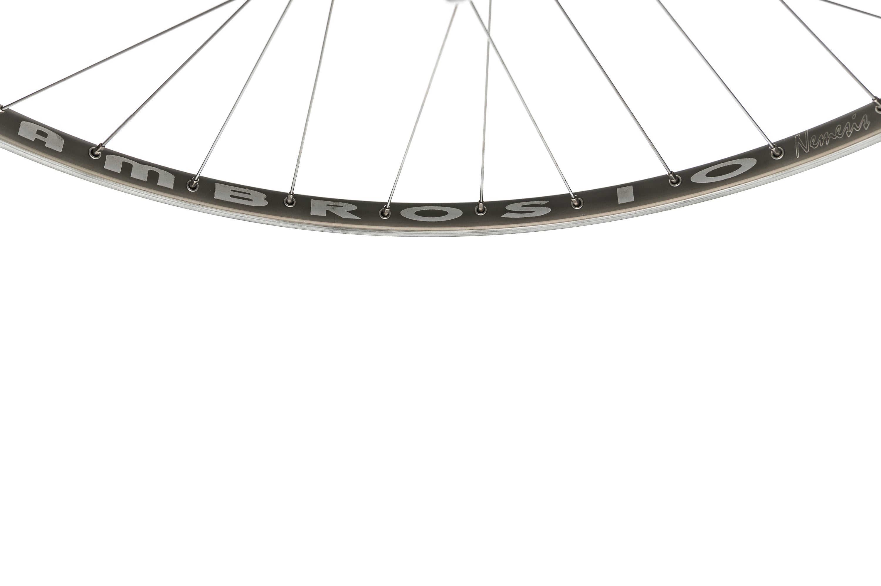 Ambrosio Nemesis 700c Aluminum Tubular Wheelset - Lightweight & Durable for Road Racing & Performance Cycling