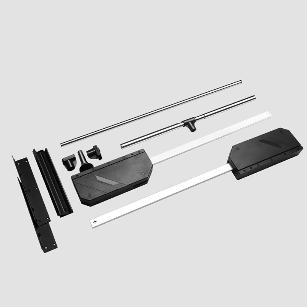 Wall-Mounted Industrial Clothes Rail - Adjustable Width Floating Shelves & Pull-Down Clothes Bar for Bedroom Closet Organization | Heavy Duty Garment Rack for Hanging Clothes | Space-Saving Storage Solution for Small Apartments