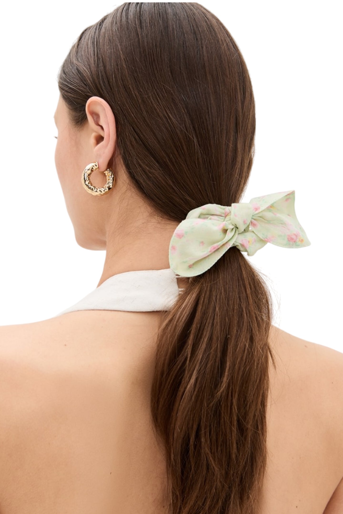 Pasadena Rose Hair Scrunchies - Soft Elastic Hair Ties for Women & Girls - Perfect for Ponytails, Buns & Everyday Use