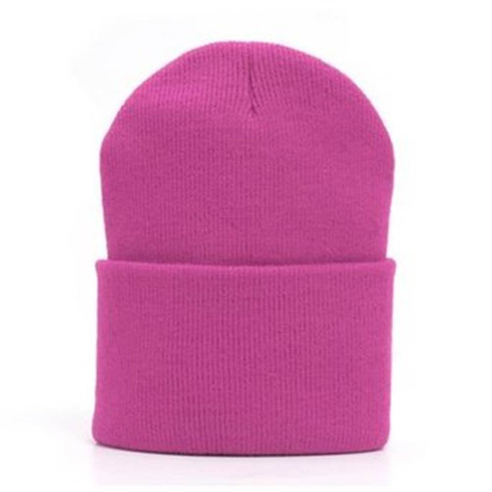 Magic Long Beanie for Women - Soft Stretchy Knit Winter Hat in Hot Pink - Perfect for Cold Weather, Outdoor Activities & Fashion Accessories