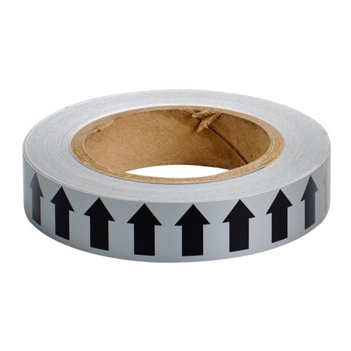 Brady 91415 Arrow Tape - 10 Rolls, High-Visibility Floor Marking Tape for Warehouse Safety & Organization | Ideal for Factories, Garages, and Industrial Workspaces