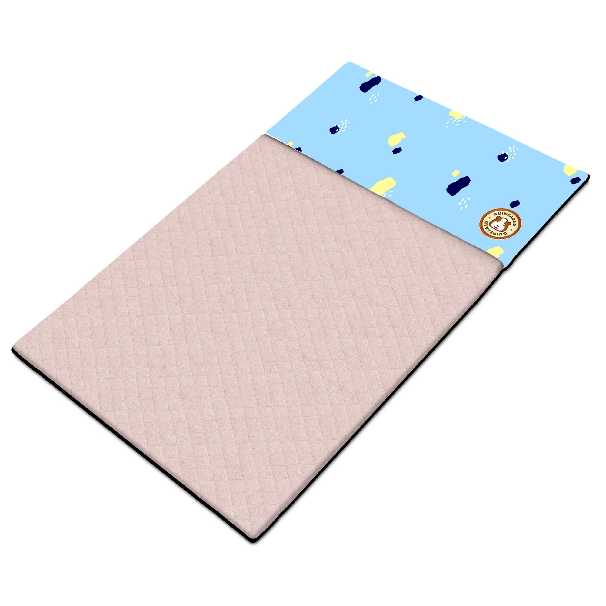 Premium Guinea Pig Bedding - Ultra-Plush Reusable Fleece Cage Liner with AirCell Technology | Extra Absorbent Bamboo Fabric & Waterproof Bottom | Perfect for C&C Cages (2x4 Size) | Ideal for Rainy Days & Comfortable Guinea Pig Housing