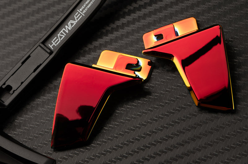 PERFORMANCE XL LAZER Polarized Sunglasses - Red/Orange Lens - ANSI Z87+ Safety Rated - for Cycling, Running & Outdoor Sports