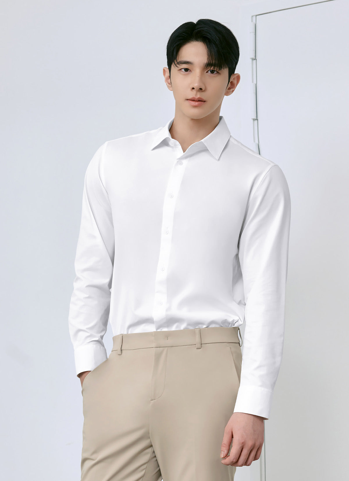 Modern Tension Men's Standard Fit Casual Shirt - Comfortable Slim Fit Button Down Dress Shirt for Office, Business & Formal Occasions