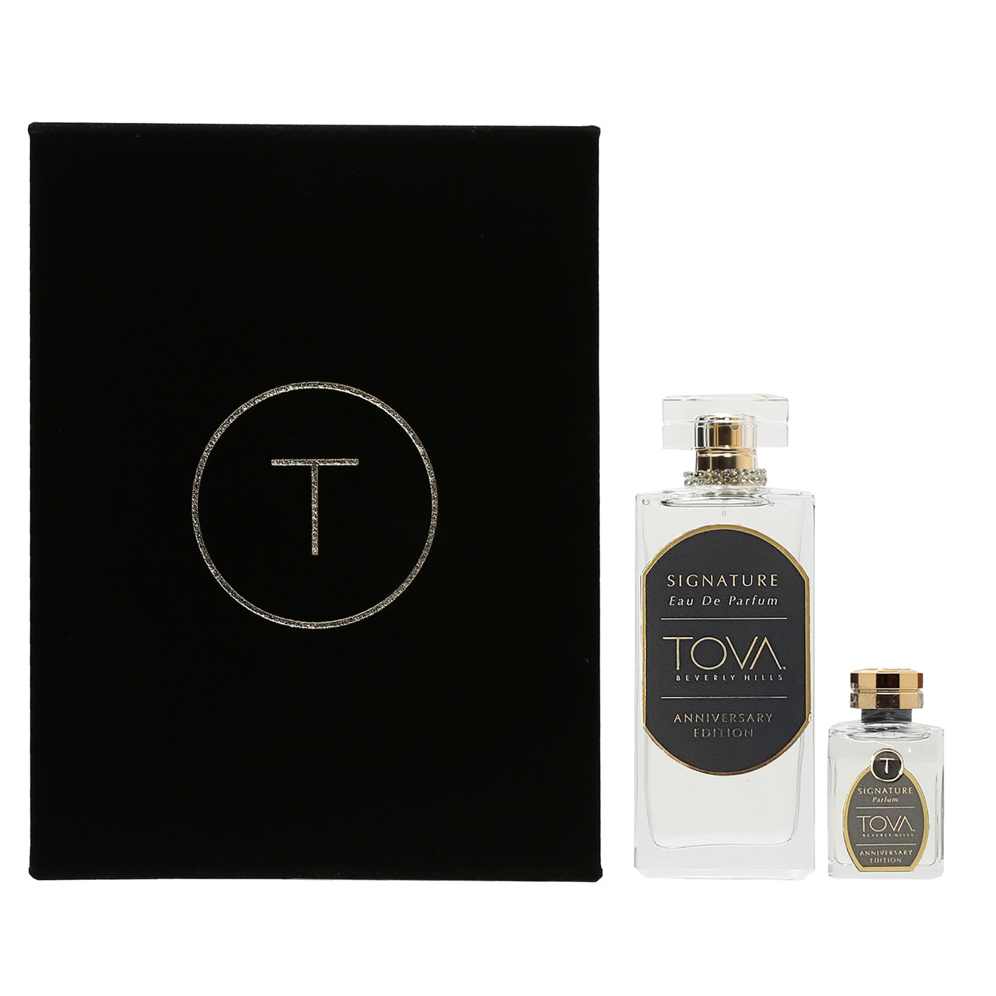 Tova Signature Eau De Parfum Anniversary Gift Set - 3.4oz + 0.5oz Perfume Bottles for Women, Luxury Fragrance Collection for Date Night & Special Occasions