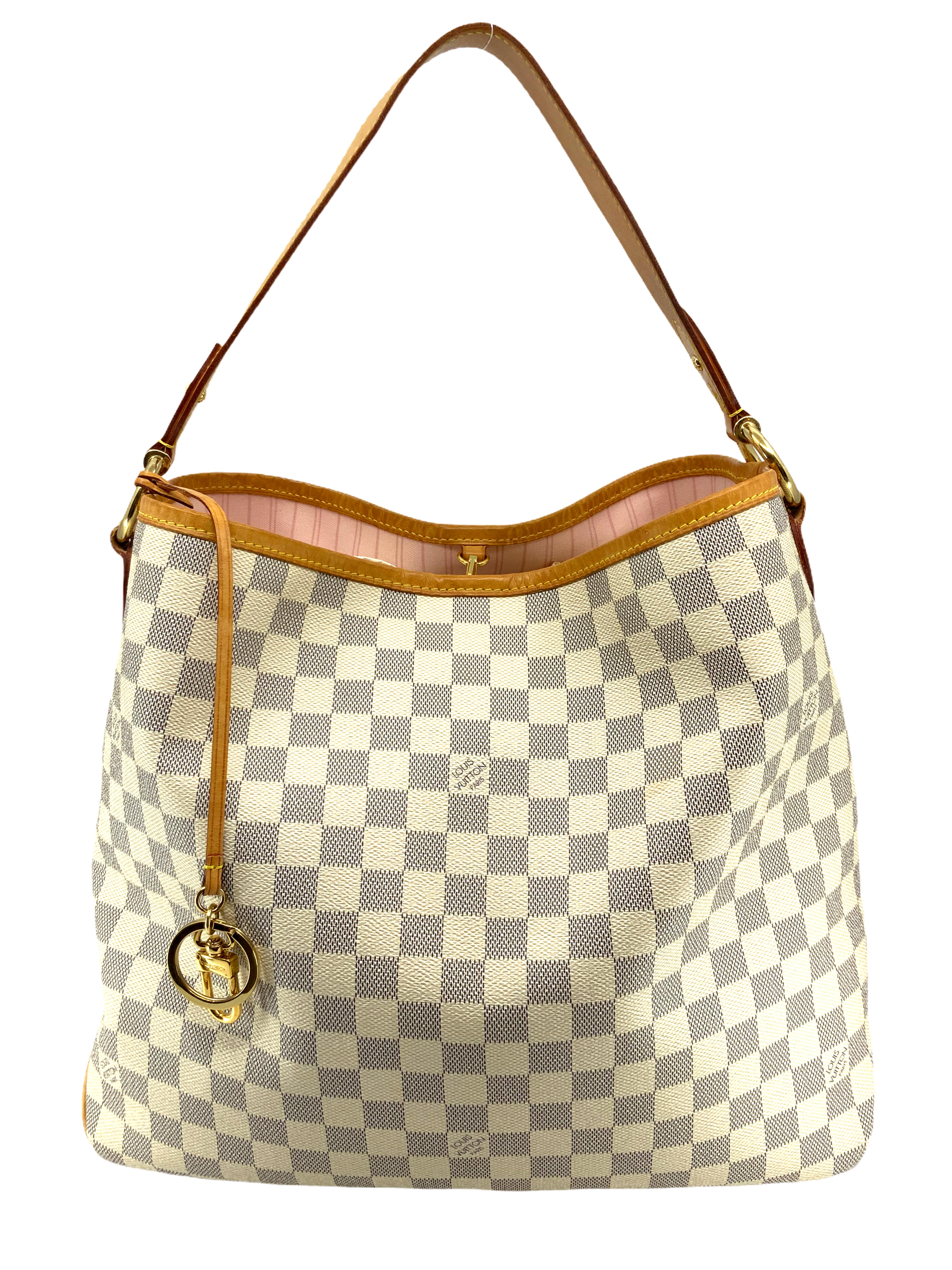 Authentic Louis Vuitton Damier Azur Canvas Delightful NM MM Handbag - Luxury Tote for Women, Perfect for Work, Travel & Everyday Use