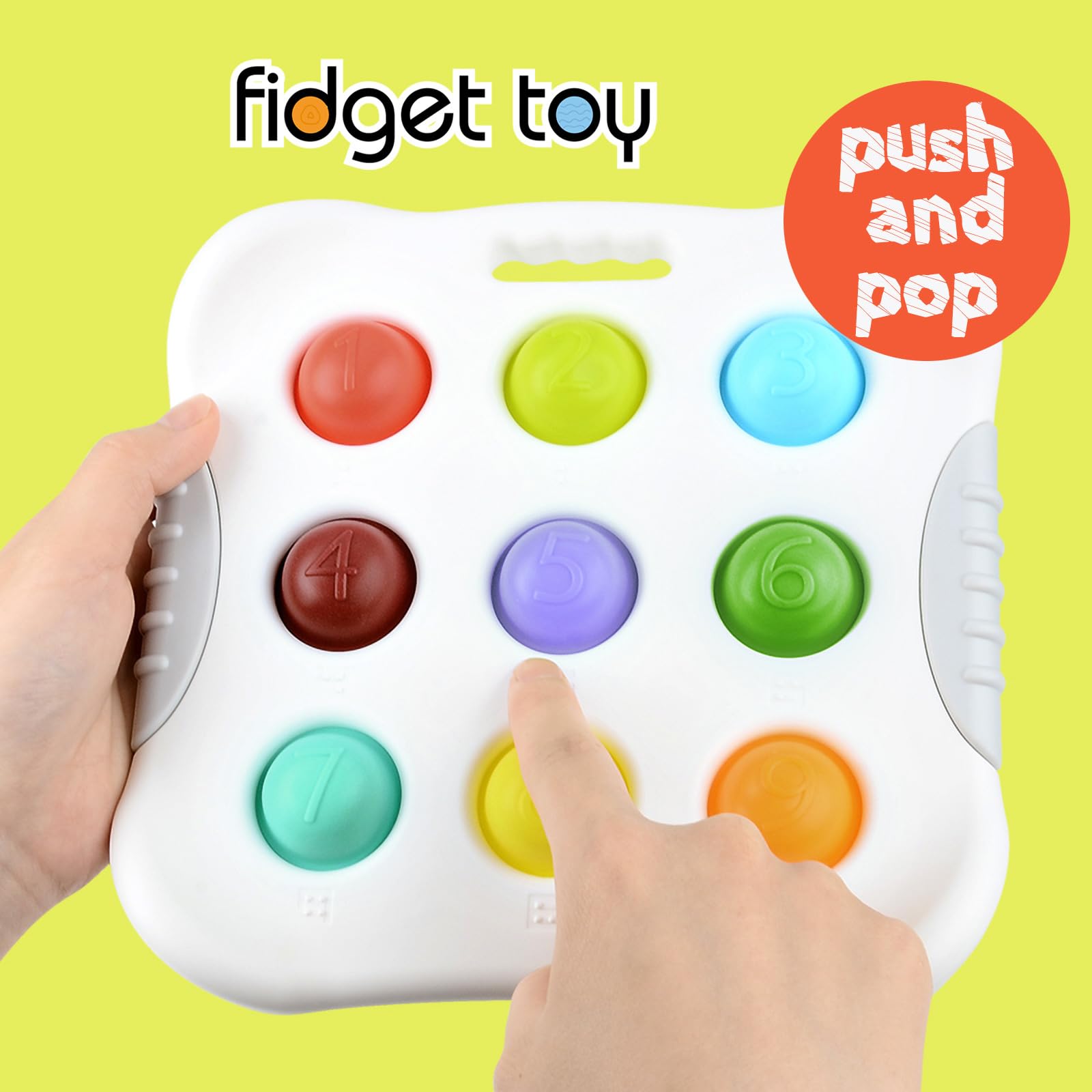 Sensory Fidget Toys for Autistic Children - Montessori Educational Stress Relief Toys for Babies & Toddlers (1-6 Years Old) - Perfect for Calming, Focus & Early Childhood Development - Great Gift for Boys & Girls