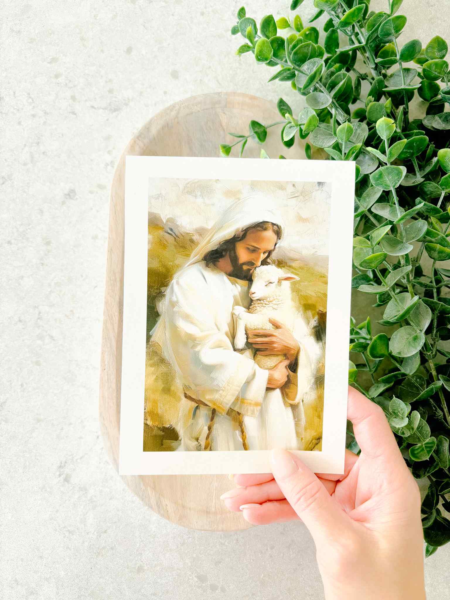 The Good Shepherd Print - Religious Wall Art Decor for Home, Church & Office - Inspirational Christian Gift for Holidays & Special Occasions