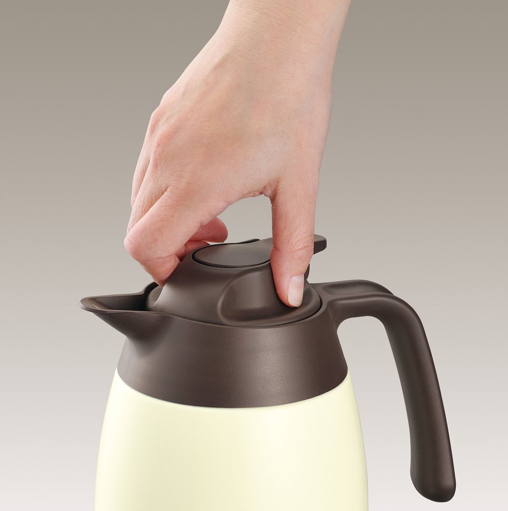 Premium Stainless Steel Thermos Pot 2.0L (67oz) - THV-2001 CCR - Ideal for Coffee, Tea, Soup & Food Storage - Perfect for Camping, Office & Home Use