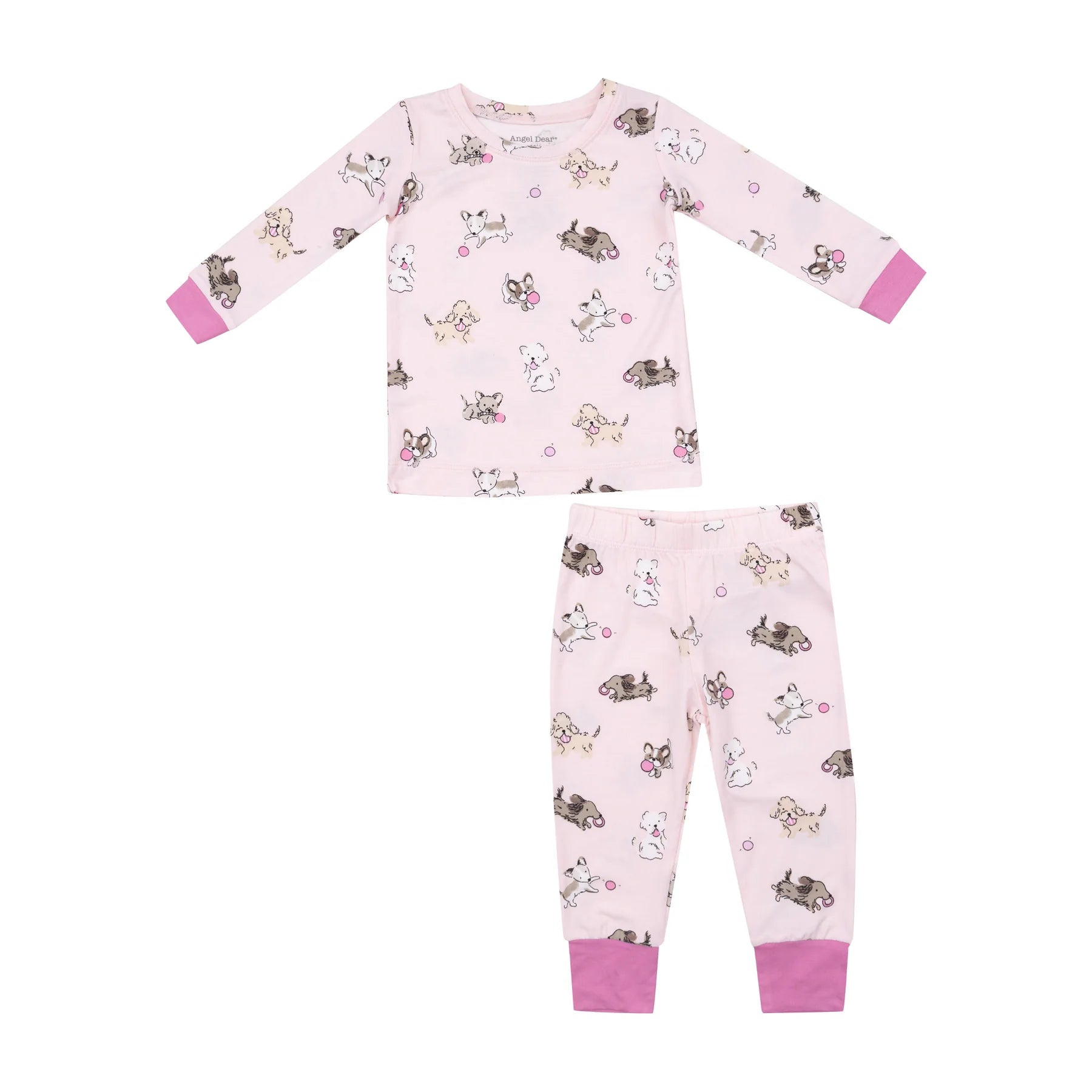 Cozy Fluffy Puppies Loungewear Set for Women - Soft Fleece Pajama Set with Pants & Top - Perfect for Relaxing at Home, Sleepovers & Winter Comfort