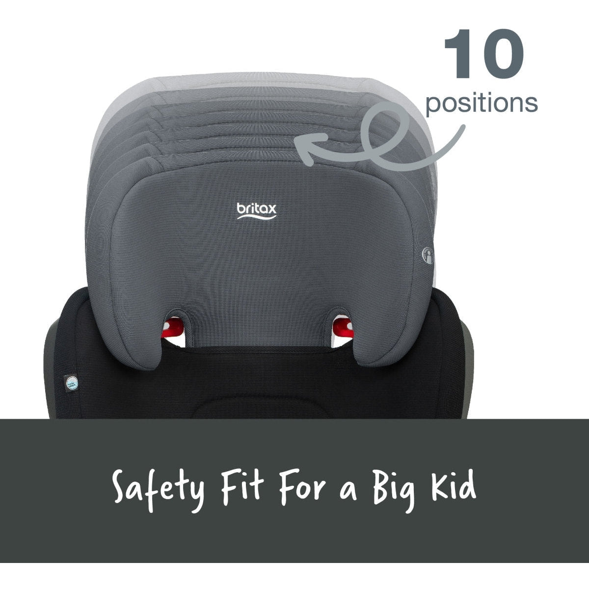 Britax Highpoint Backless Belt Positioning Booster Car Seat - Safewash Fabric for Easy Cleaning | Safe & Comfortable for Kids 4-12 Years | Perfect for School, Travel & Everyday Use