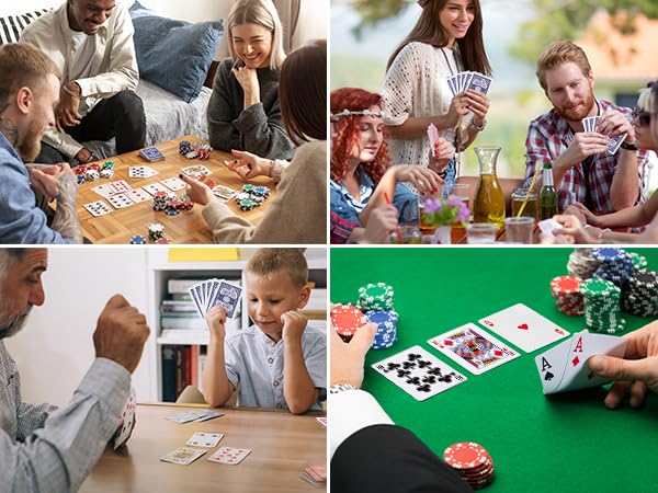 LotFancy Bulk Playing Cards - 144 Decks (72 Blue & 72 Red) Poker Size Standard Index, Casino Grade Cards for Blackjack, Euchre, Canasta - Perfect for Casino Nights, Poker Parties, Family Game Nights & Card Magic Tricks