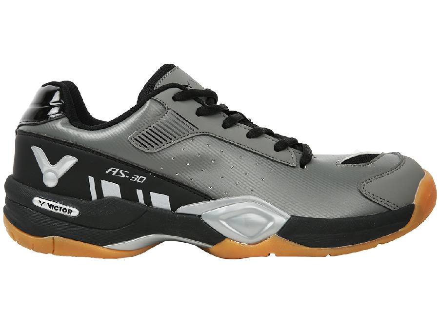 Victor AS 30 H Unisex Badminton Shoes - Lightweight & Non-Slip Court Shoes for Indoor/Outdoor Sports (Grey) | Perfect for Badminton, Tennis & Squash Players