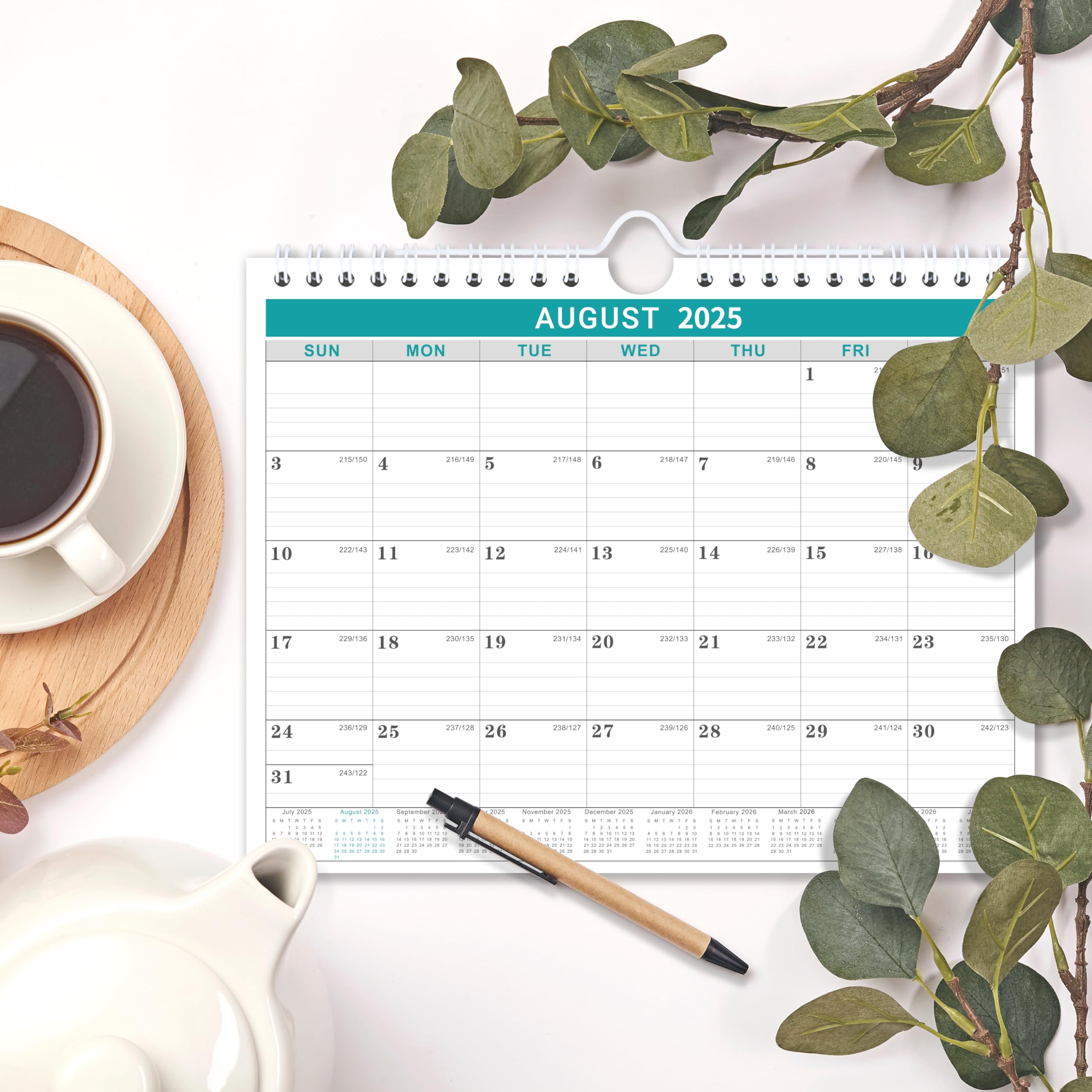 2025-2026 Wall Calendar - 18-Month Planner from July 2025 to December 2026 | 8.5