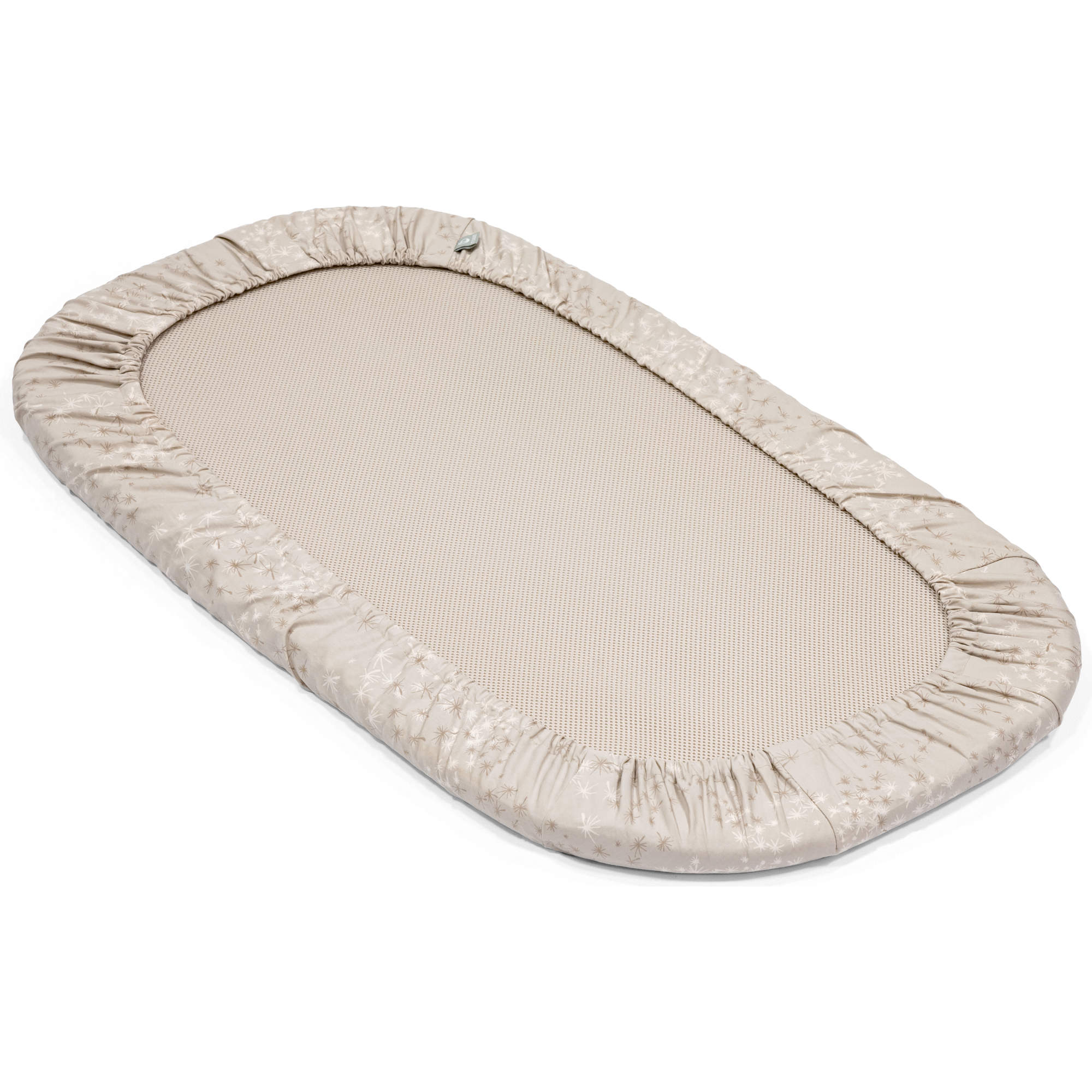 Stokke Snoozi Fitted Crib Sheet 2 Pack - Soft Organic Cotton Baby Bassinet Sheets for Newborns - Perfect for Nursery, Daycare & Travel