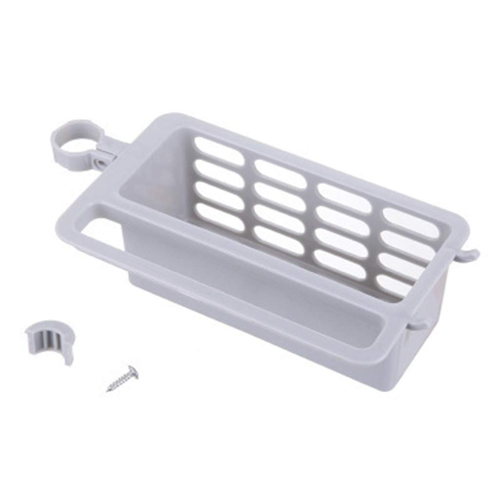 Stainless Steel Multifunctional Kitchen Sponge Shelf & Sink Strainer - Grey, One Size - Perfect for Dishwashing, Drainage & Storage in Kitchen, Dining & Bar Areas