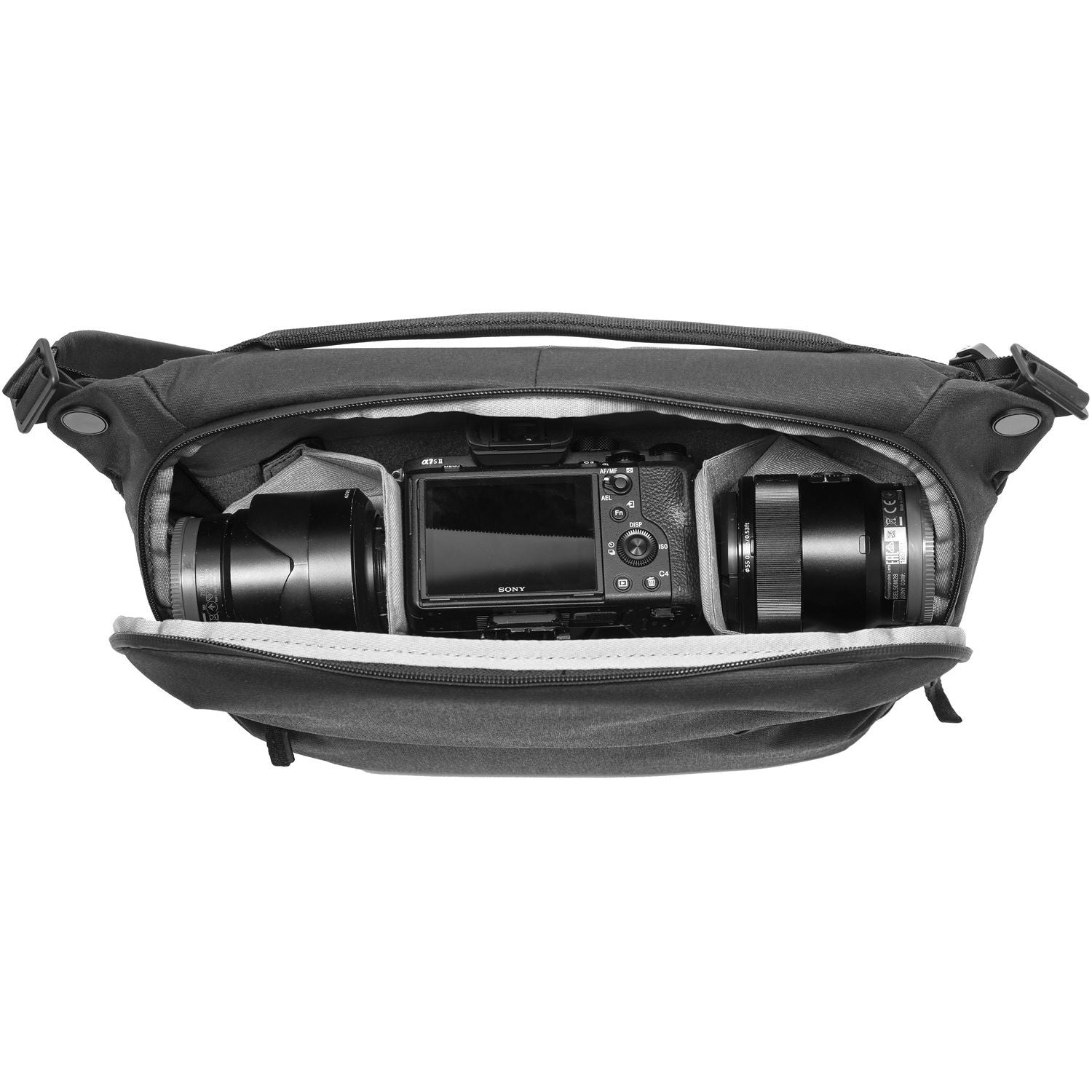 Peak Design Everyday Sling v2 (10L) Camera Bag - Waterproof & Anti-Theft Photography Backpack for DSLR, Mirrorless & Laptop - Perfect for Travel, Hiking & Urban Commute (Black)