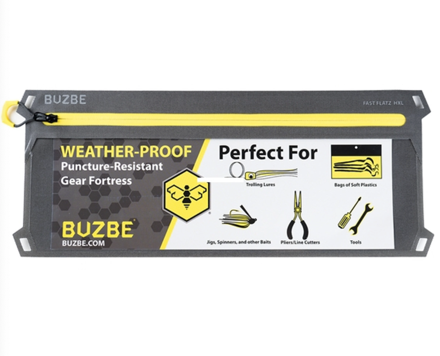 Buzbe Fast Flatz Waterproof Gear Pouch - Durable Outdoor Storage for Camping, Hiking & Travel Accessories