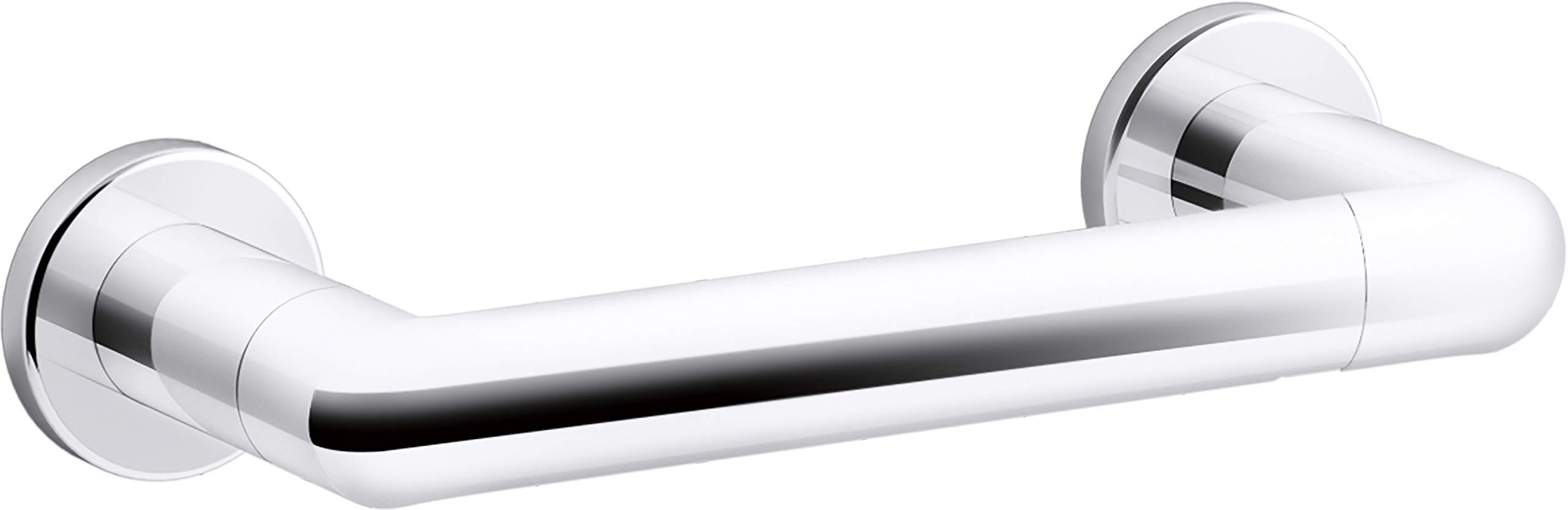 KOHLER Kumin Collection Toilet Paper Holder - Polished Chrome Bathroom Tissue Roll Stand (K-24546-CP) for Modern Home & Commercial Restrooms