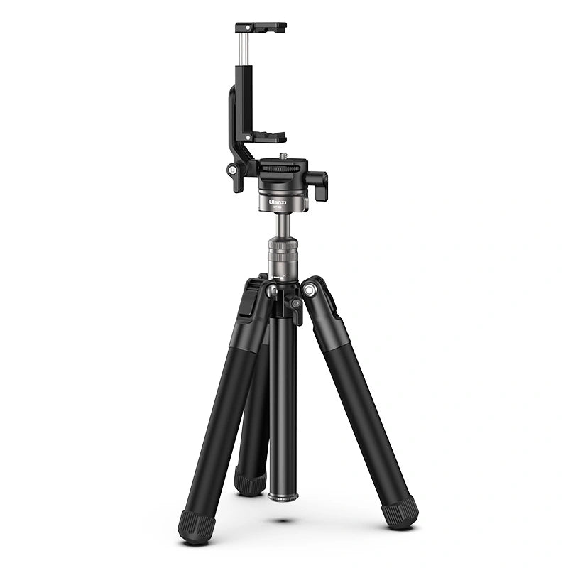 Ulanzi MT 63 Portable Mini Tripod Stand with Phone Mount - Compact Lightweight Travel Tripod for Smartphones, DSLR Cameras & Vlogging - Perfect for Travel, Photography & Content Creation