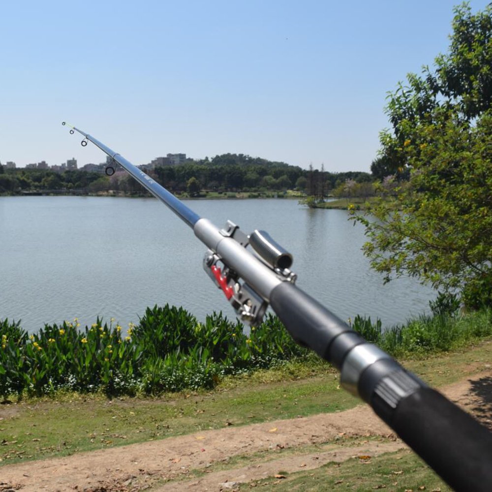 Lixada 3.0m Automatic Telescopic Fishing Rod - Adjustable Lightweight Carbon Fiber Pole for Sea, River, Lake & Pool Fishing | Perfect for Bank Stick Fishing & Outdoor Adventures