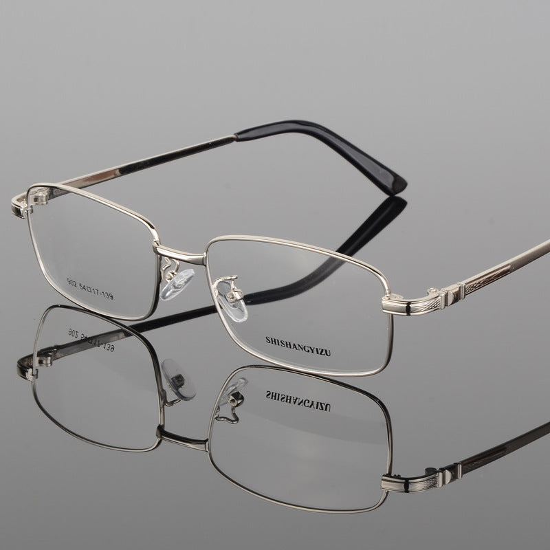 Bclear Thick Gold Plated Men's Eyeglasses S902 Full Frame Glasses for Men - Stylish & Durable Eyewear for Work, Driving, and Everyday Use