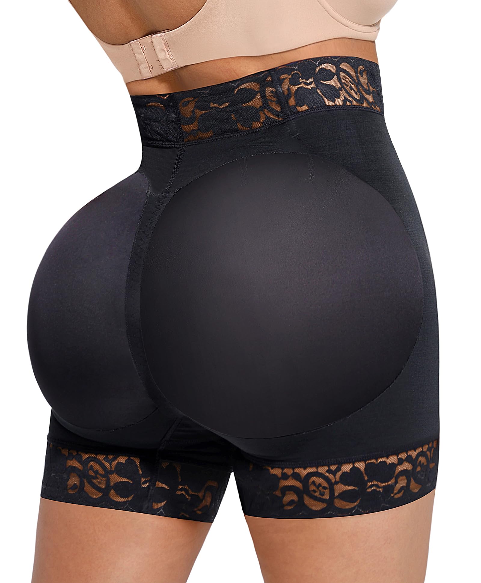SHAPELLX Women's Butt Lifting Shapewear - Tummy Control Faja Shaping Shorts with Thigh Slimming - Mid Waist Shaper for Body Contouring & Confidence Boost | Perfect for Workouts, Dresses & Everyday Wear