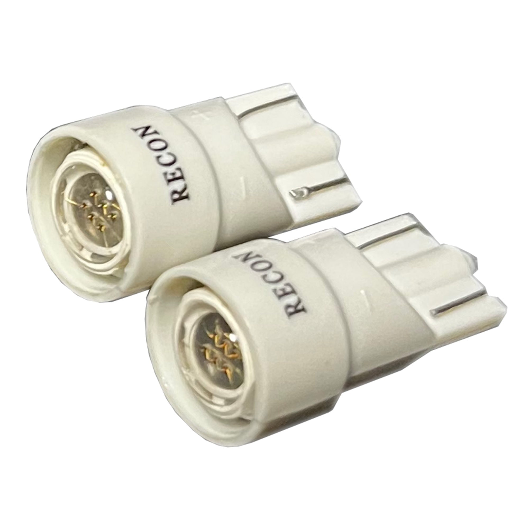 1 Watt Wedge Style LED Bulbs - 194/168 White Light Bulbs for Car Interior, Dashboard, Instrument Panel & Dome Lights - Energy Efficient Miniature Bulbs