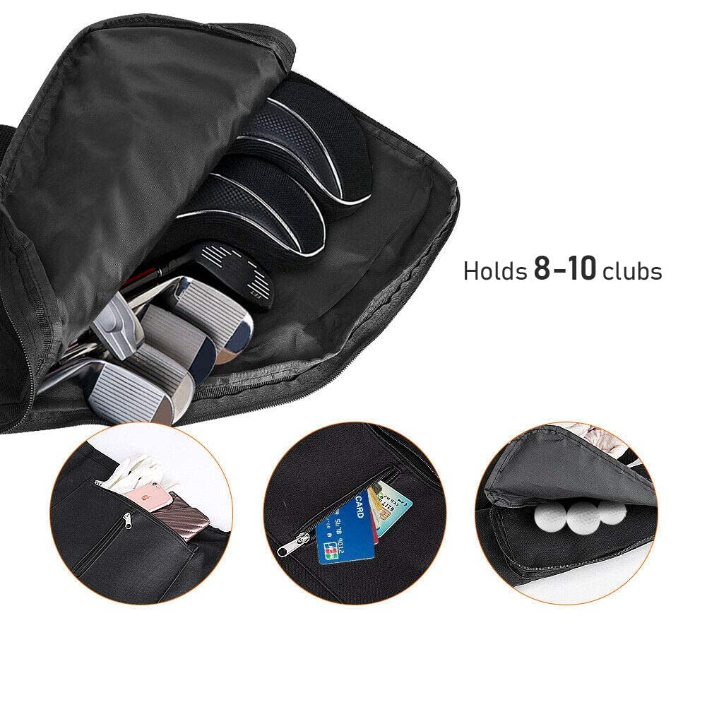 Portable Golf Carry Bag - Waterproof & Foldable for Driving Range | Gift for Golfers