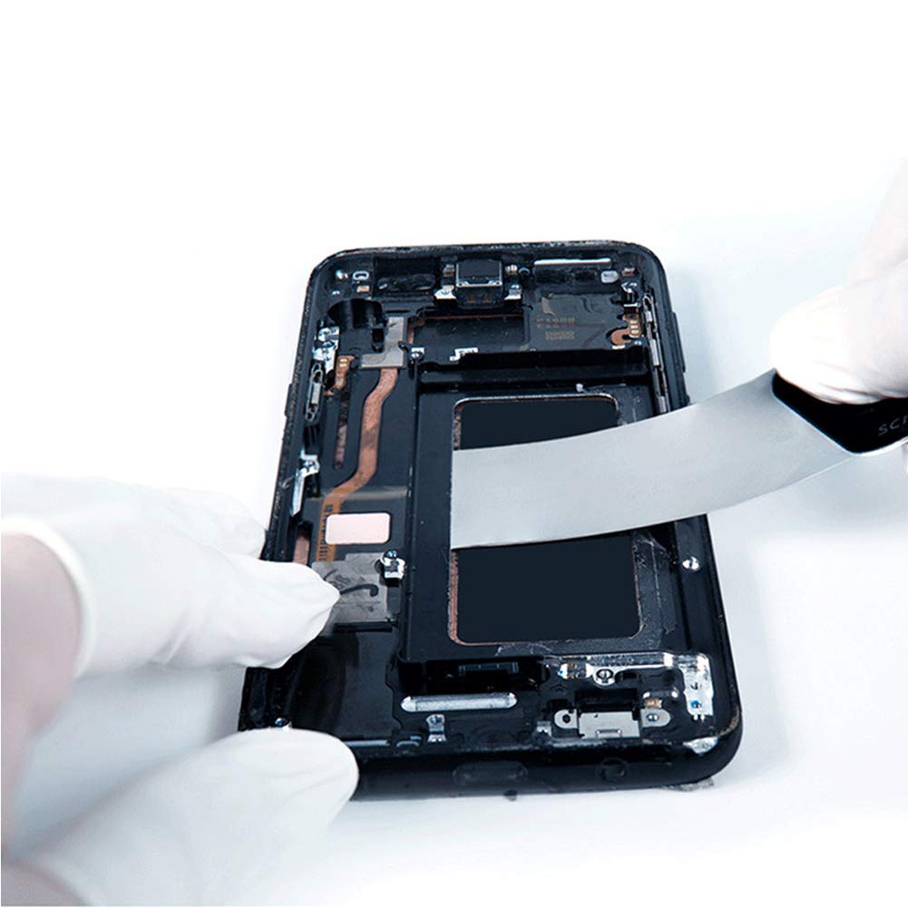 5Pcs Professional LCD Screen Disassembler Pry Tools Kit for iPhone Samsung Phone Repair - 122 x 34mm Curved Electronics Opening Tools (Perfect for Mobile Phone LCD Replacement & Electronics Repair)