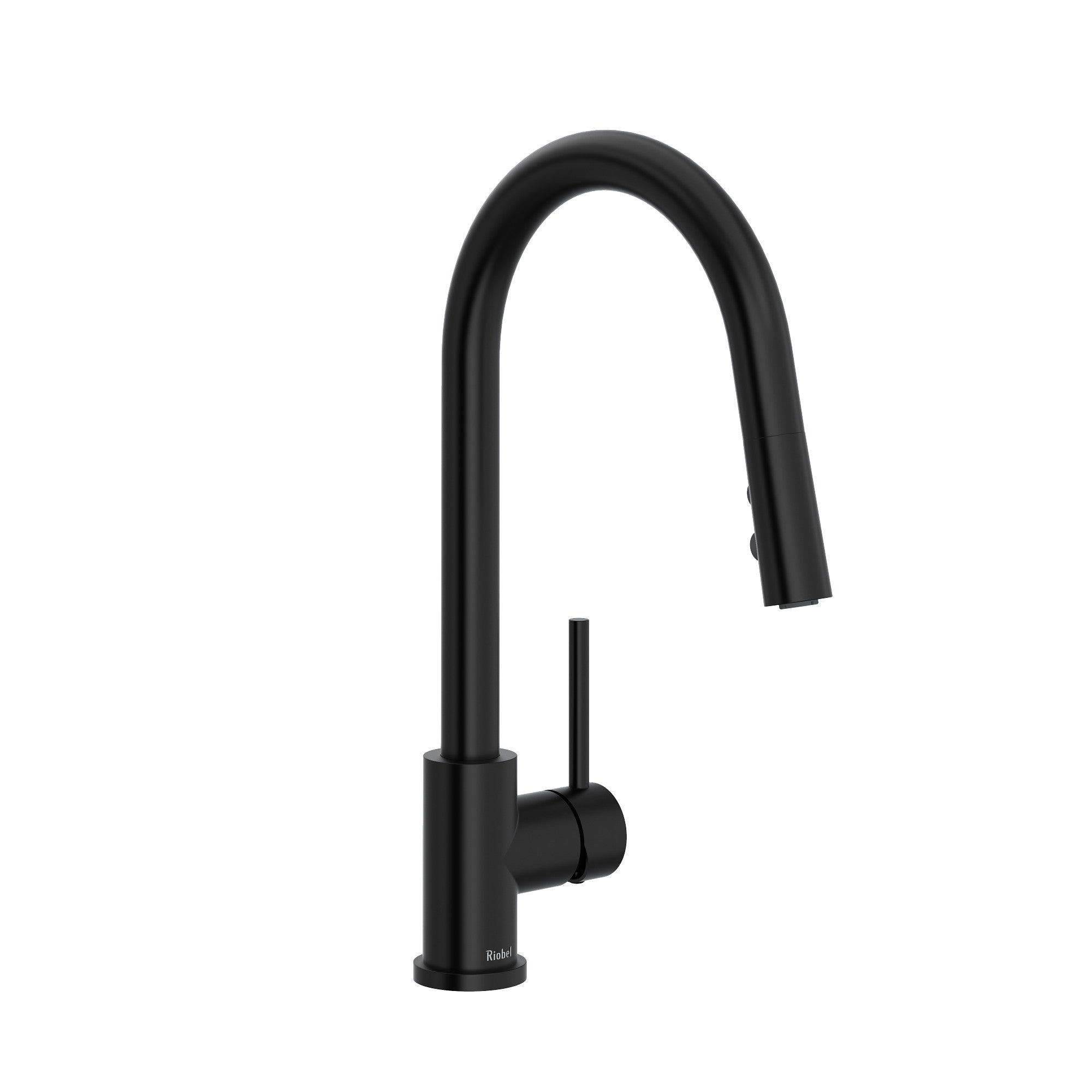RIOBEL Joli™ Pull Down Kitchen Faucet with Sprayer - Modern Single Handle Stainless Steel Sink Faucet for Home Kitchen Renovation | Perfect for Cooking, Washing Dishes & Filling Pots