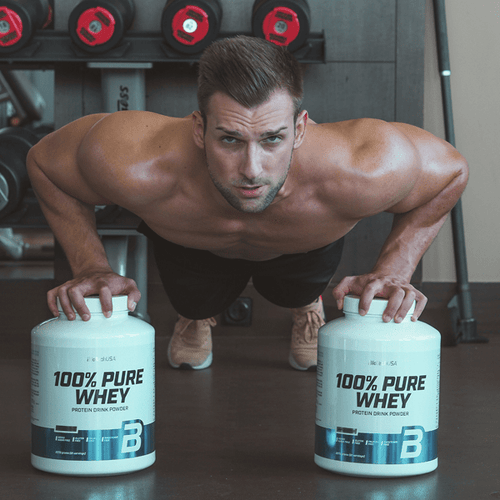 BioTechUSA 100% Pure Whey Protein Powder - 5lb (2.27kg) Vanilla Flavor for Muscle Recovery & Growth - Post-Workout Shake for Gym & Fitness Enthusiasts