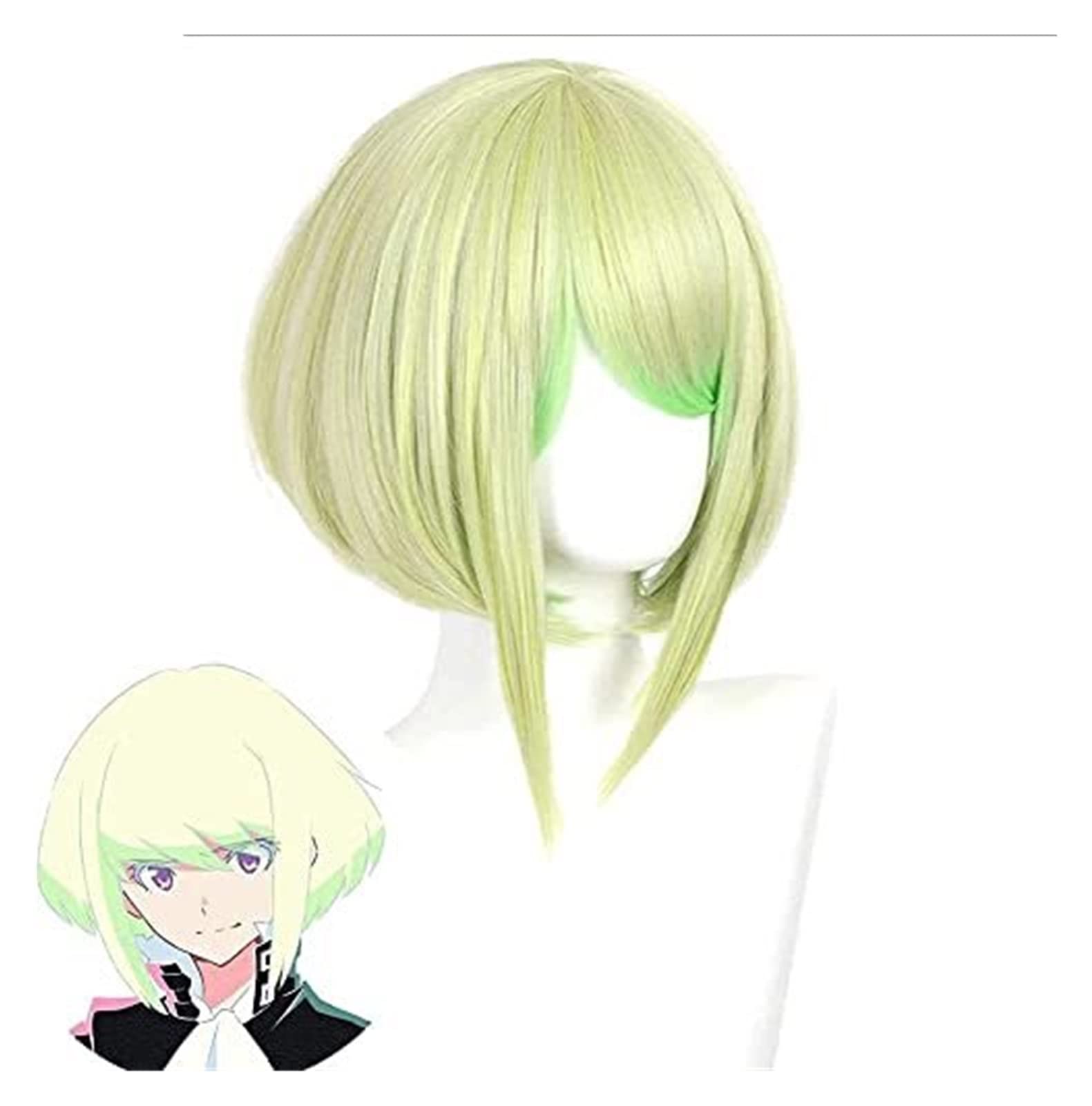 Anime Cosplay Wig for Christmas Halloween Carnival Party - Long Curly Synthetic Hair for Promare Lio Fotia Costume, Nightlife Concerts & Masquerade Events