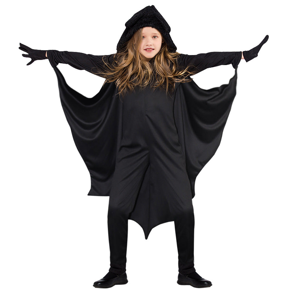 Halloween Costume Cape Cloak for Kids & Women - Witch Vampire Cosplay Dress Up for Halloween Party & Trick or Treating