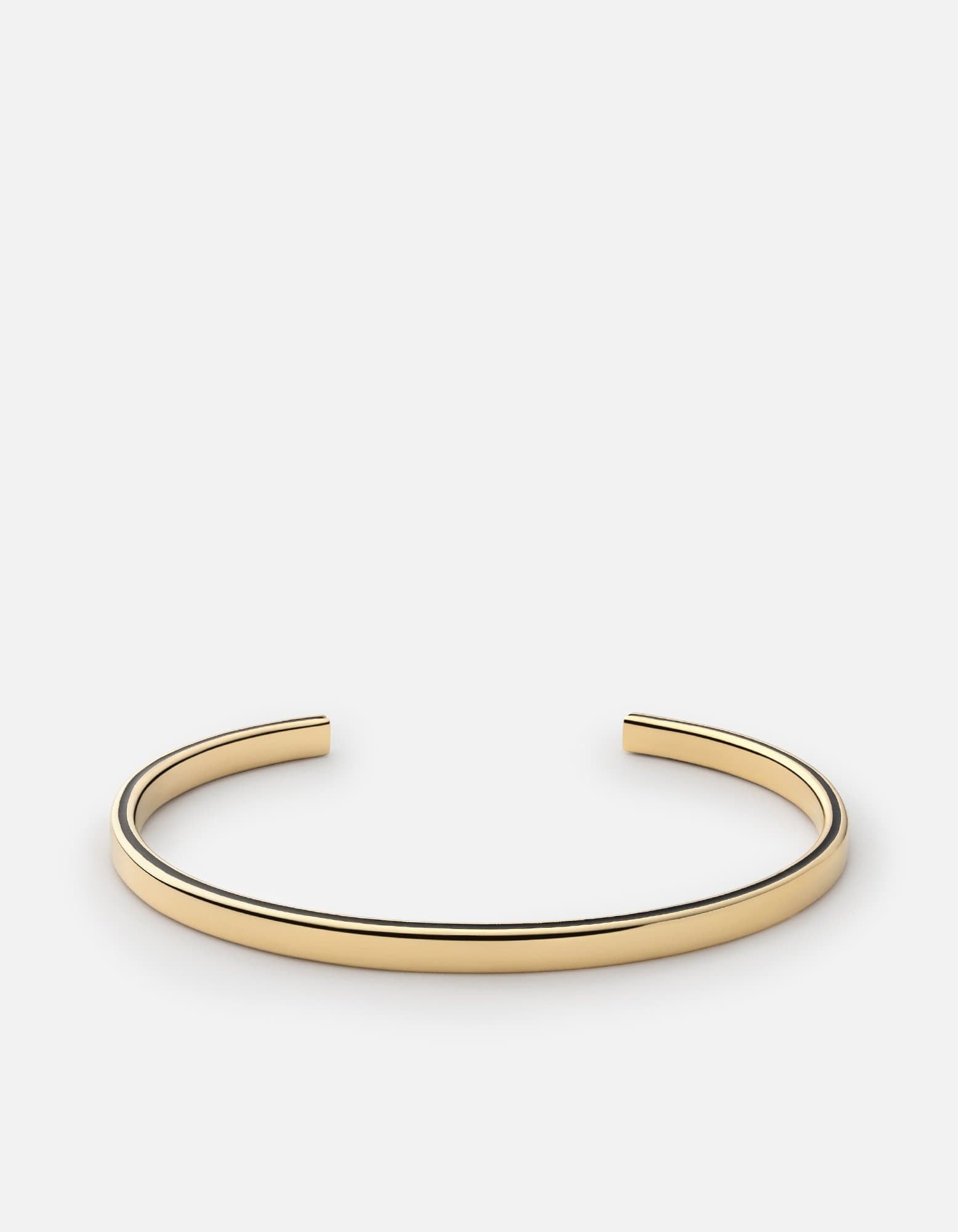 Premium Ridge Cuff Bracelet in Gold & Black - Stylish Unisex Wristband for Men & Women - Perfect for Everyday Wear, Gifts & Special Occasions