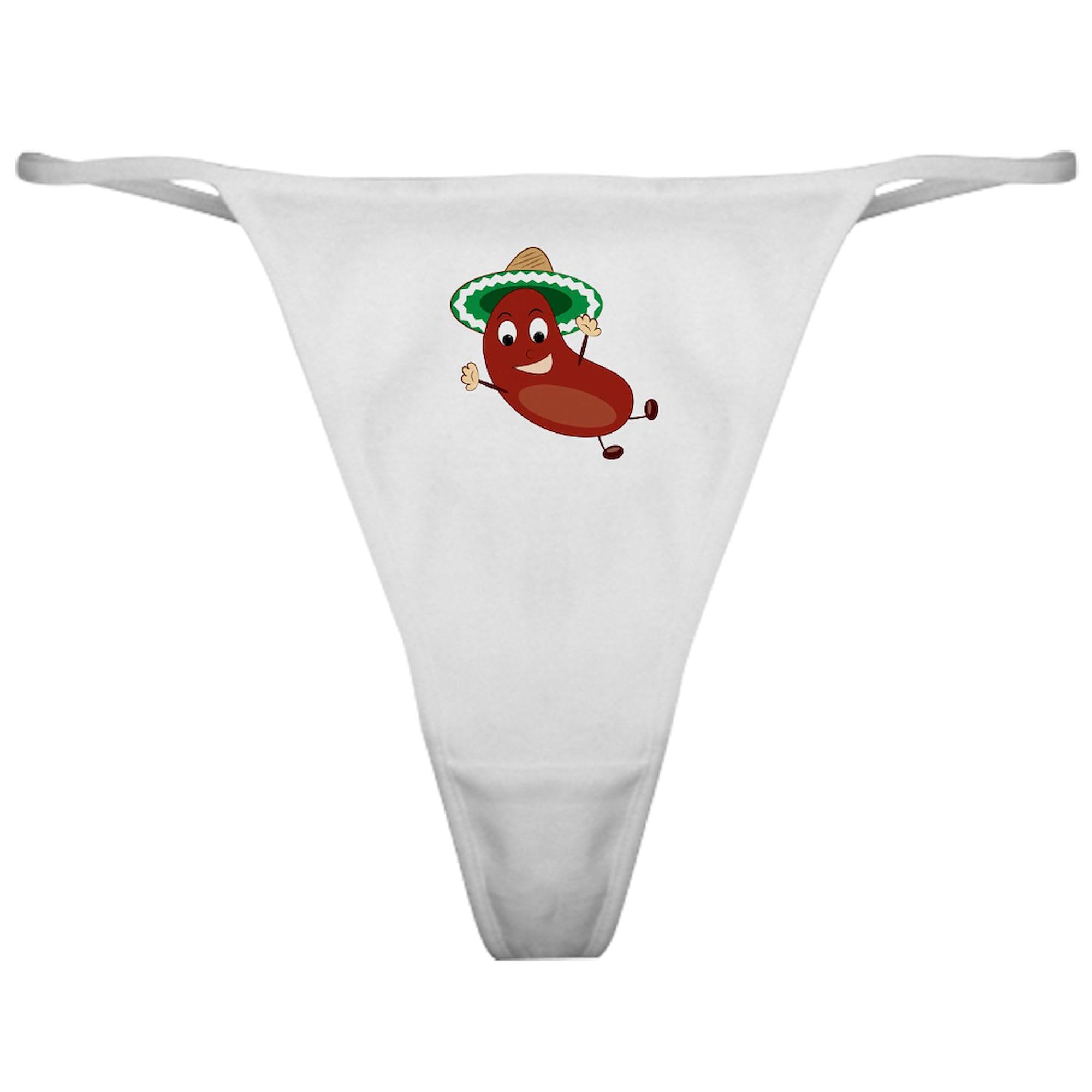 Jumping Bean Classic Thong Underwear for Women - Comfortable Cotton Panties - Perfect for Everyday Wear, Yoga & Lounge