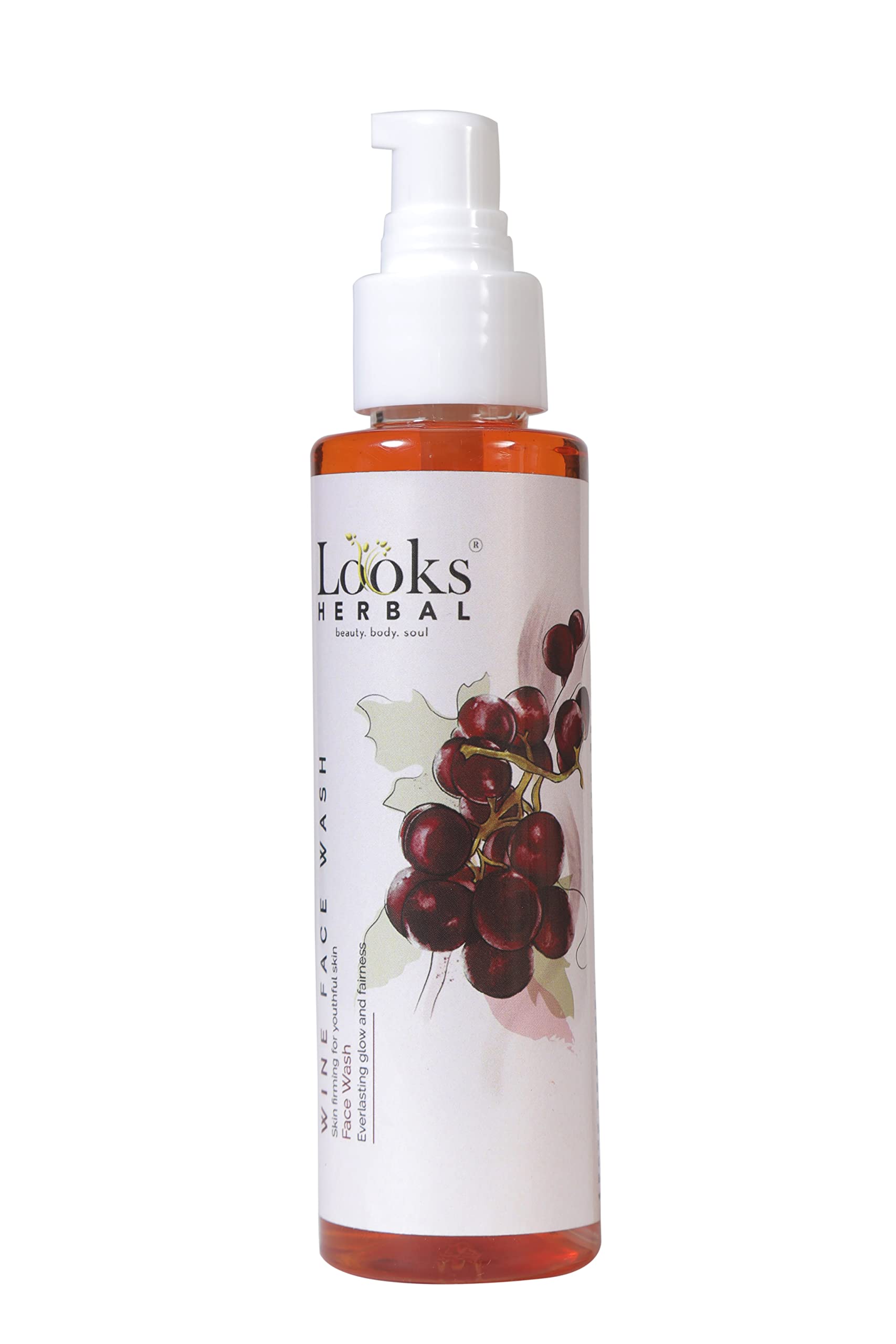 Deep Cleansing Wine Face Wash for Bright, Glowing Skin - Skin Firming Facial Cleanser for Women & Men | Daily Use, Acne Treatment & Makeup Removal