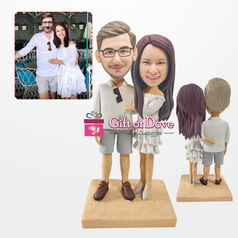 Custom Mother and Child Bobblehead - Personalized Figurine Gift for Mom & Baby - Perfect for Mother's Day, Baby Showers & Family Keepsakes