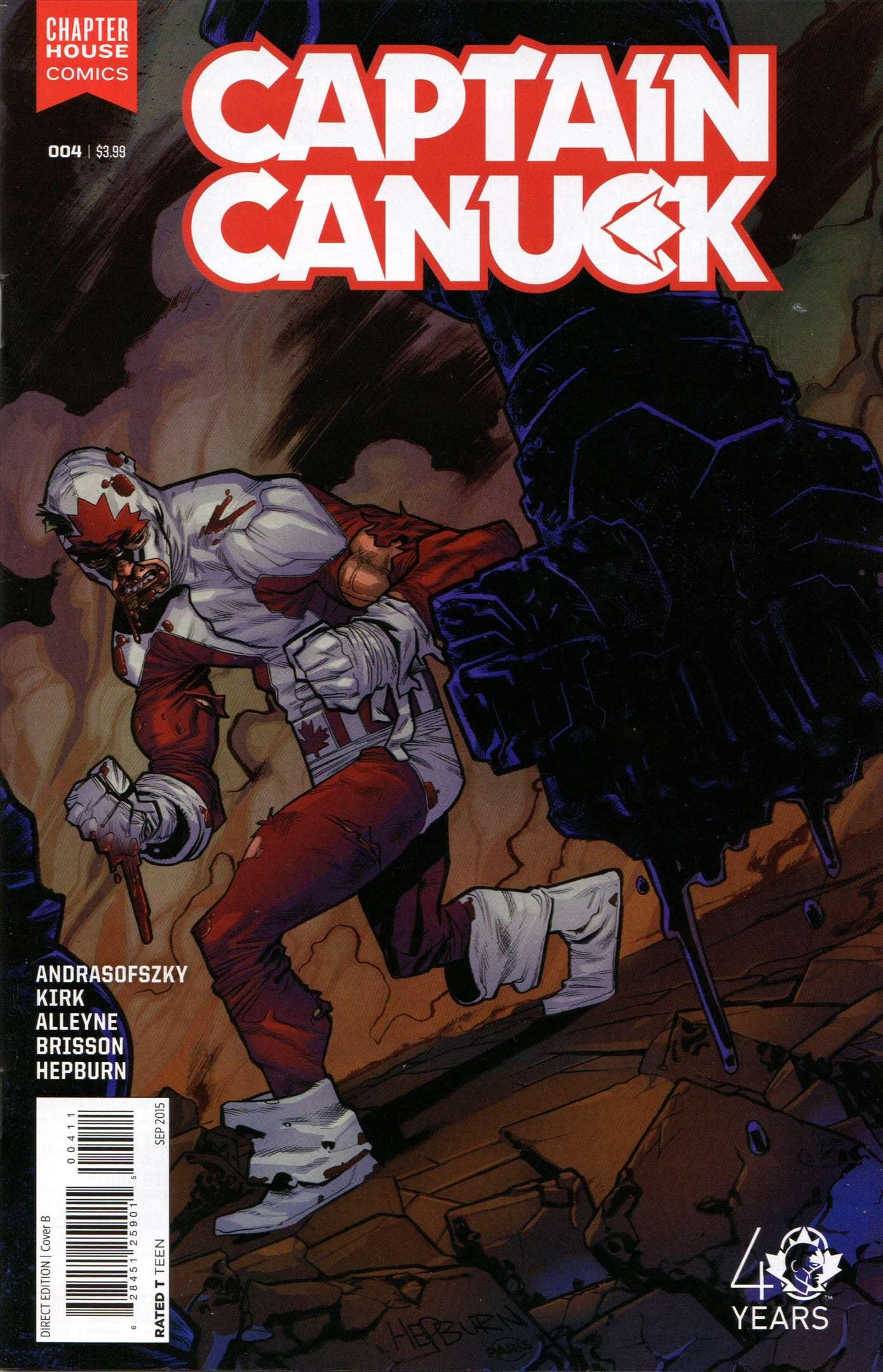 Captain Canuck #4B VF/NM - Chapter House Comics | Rare Collectible Superhero Comic Book for Fans & Collectors - Perfect for Display, Gifts & Comic Book Collections