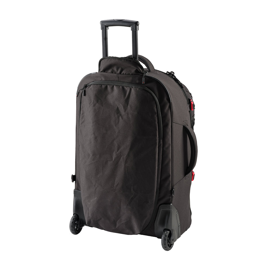 Caribee Skymaster 70L III Wheeled Travel Backpack - Black | Durable Rolling Luggage for Air Travel, Camping & Outdoor Adventures