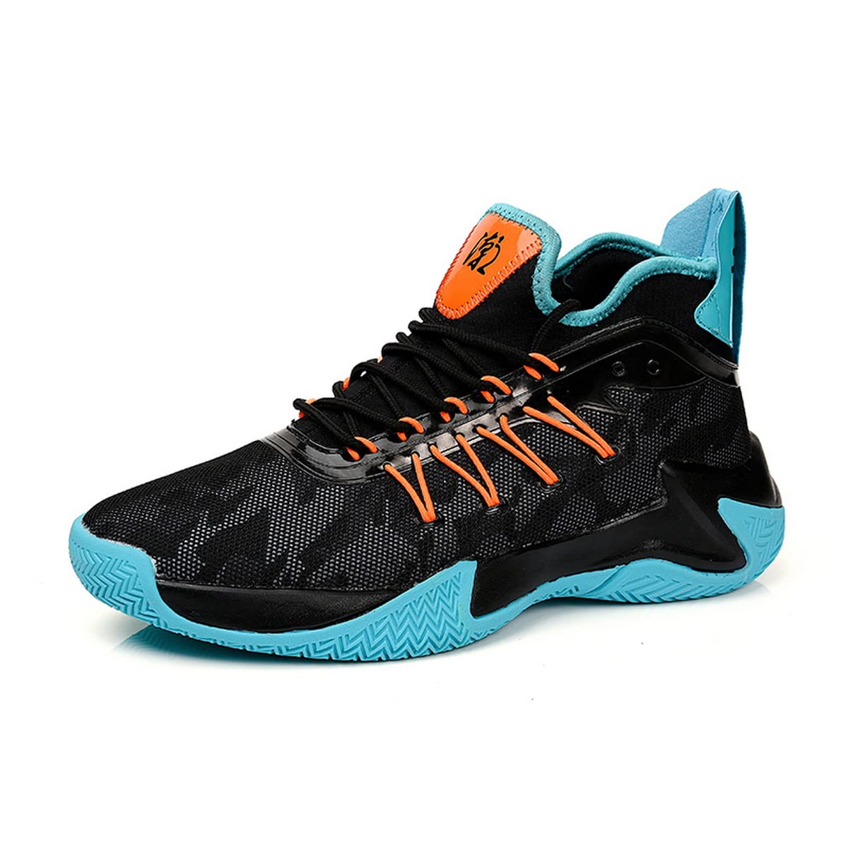 Men's High-Top Basketball Shoes - Non-Slip Indoor/Outdoor Sports Sneakers for Teenagers & Adults | Perfect for Court Play, Training, and Casual Streetwear