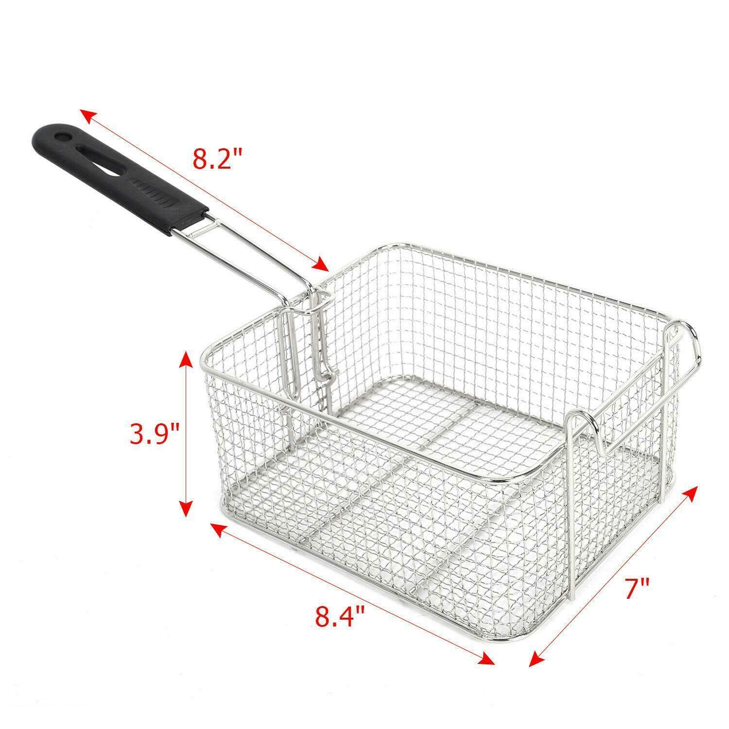 12L Commercial Electric Deep Fryer - Stainless Steel Dual Tank with Basket & Lid - 3400W Countertop Fryer for Turkey, French Fries & More - Perfect for Home, Restaurant & Catering Use